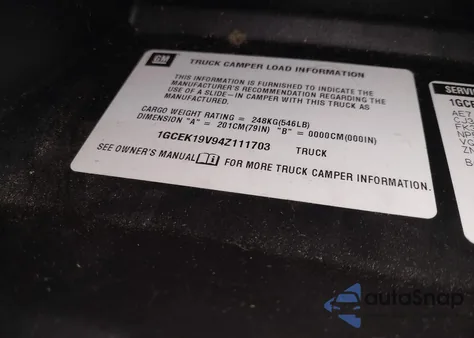 2004 Chevrolet Silverado 1500 Ls from USA, damaged, VIN 1GCEK19V94Z111703